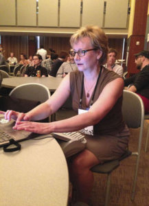 Norma captioning at Philadelphia tech conference