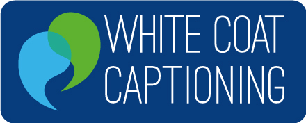 White Coat Captioning Logo